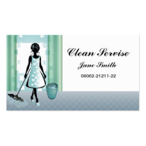 cleaning service business cards