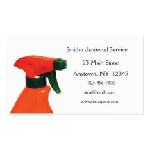 Cleaning Service Business Card
