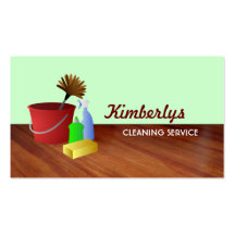 Cleaning Service business cards