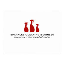 Cleaning Service Post Cards