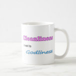 Cleanliness is next to Godliness Coffee Mug