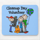 Cleanup Day Volunteer T-shirts and Gifts Mouse Mat