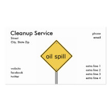 Cleanup Service Business Card Templates