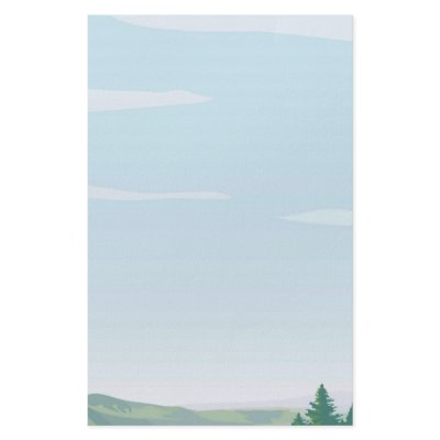 CLEAR SKY STATIONARY BY AES PERSONALIZED STATIONERY by AESART