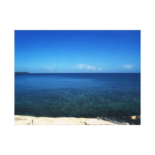 Clear Water Gallery Wrapped Canvas
