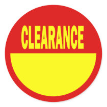 Clearance Retail Stickers