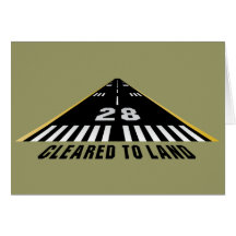 Cleared To Land Runway Cards