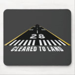Cleared To Land Runway Mousepads