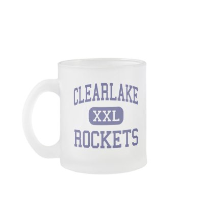 Clearlake Rockets Middle Cocoa Florida Mugs by customteamsportswear