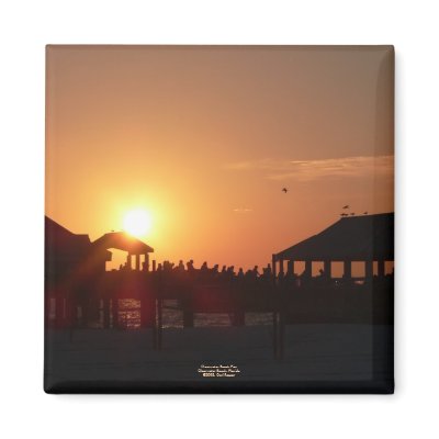 Clearwater Beach Pier Magnet by hopefulone