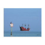 Clearwater Beach Pirate Cruise Postcard