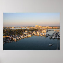 Clearwater Beach Sunset Poster
