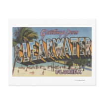 Clearwater, Florida - Large Letter Scenes 2 Post Card