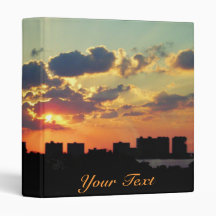 Clearwater Sunset 3 Ring Binder