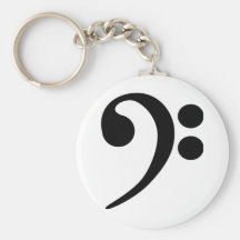 Clef basse porte-clefs