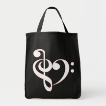 Clef Heart Bag