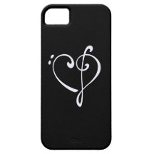 Clef Heart iPhone 5 Cases
