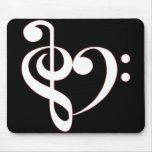 Clef Heart Mousepad