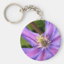 Clematis Keychain