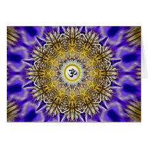 Clematis Om Card