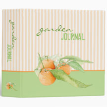 Clementine Oranges Avery Binder
