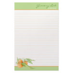 Clementine Oranges Lined To Do List stationery