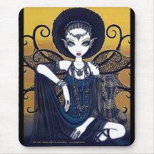 Cleo Egyptian Cobra Faerie Goddess Mousepad