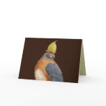 Cleome the bluebird card