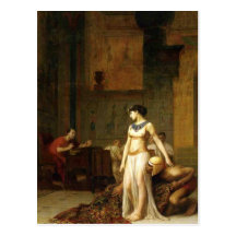 Cleopatra and Caesar Post Cards