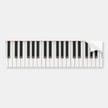 Clés de clavier de piano autocollant pour voiture