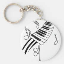 Clés musicales porte-clefs