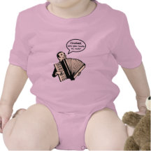Cleveland, are you ready to rock? (Accordion) Baby Bodysuits