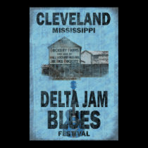 Cleveland Mississippi Blues Poster posters