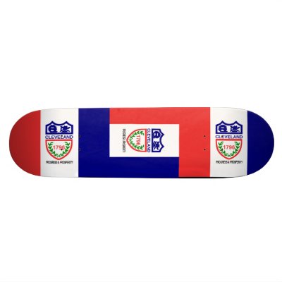 Cleveland, Ohio Custom Skateboard by flagshirts