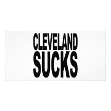Cleveland Sucks Personalized Photo Card