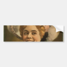 Clever Carrie DeMar, 'Joseph Hart Vaudeville Co.' Bumper Stickers