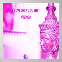 Cleverness is not wisdom canvas print