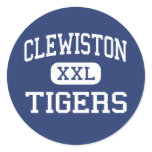 Clewiston - Tigers - High - Clewiston Florida Stickers