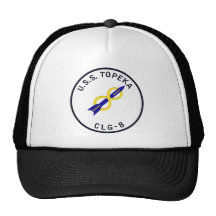 CLG-8 TOPEKA Guided Missile Light Cruiser Military Trucker Hats