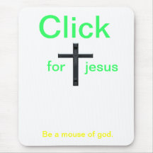 Click for jesus mousepad