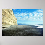 Cliff And Beach, Punanaiki, South Island Print