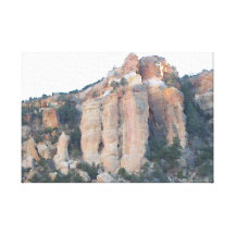 Cliff Face Gallery Wrapped Canvas