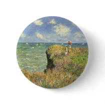 Cliff Walk at Pourville by Claude Monet Pins