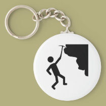 cliffhanger freeclimber climber climbing icon keychains