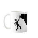 cliffhanger freeclimber climber climbing icon mugs