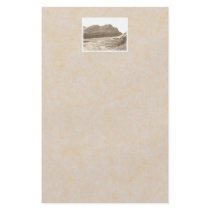 Cliffs in sepia colour. On beige background. Full Color Flyer
