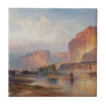 Cliffs of Green River - Thomas Moran (1874) Ceramic Tile
