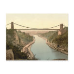 Clifton Suspension Bridge II, Bristol, England Postcard