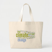 climate change one canvas bag