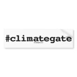 Climategate hastag bumper sticker